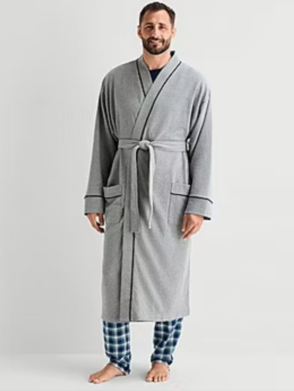 Stafford Waffle Knit Robe, OS